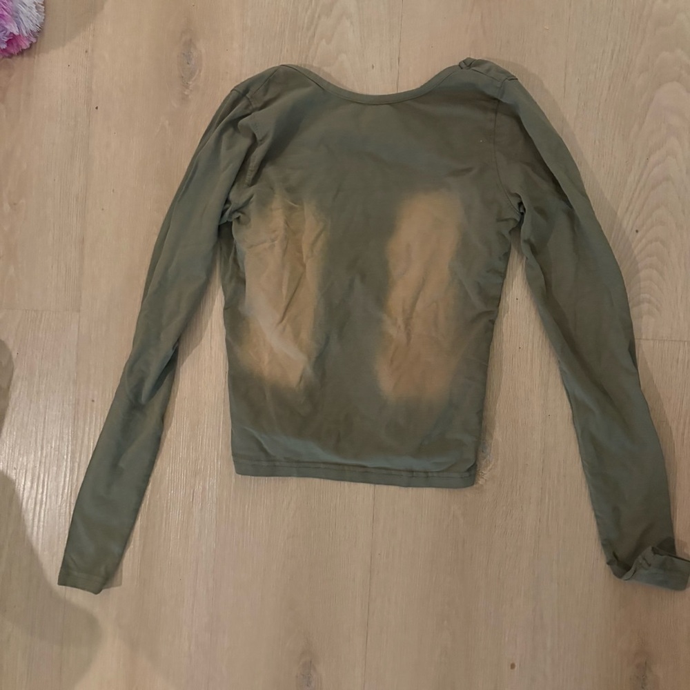 PrettyLittleThing Khaki Long Sleeve Top